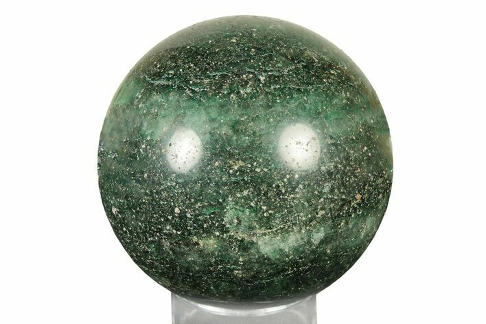 Polished Fuchsite Sphere - Madagascar #251168
